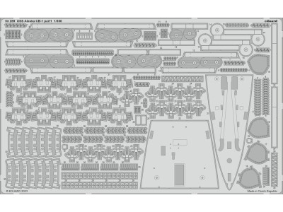 USS Alaska CB-1 part 1 for HOBBY BOSS 
