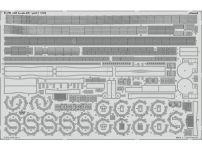 USS Alaska CB-1 part 2 1/350 for HOBBY BOSS 