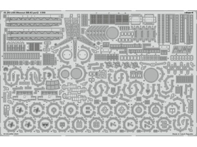 USS Missouri BB-63 part 2 1/350 HOBBY BOSS 