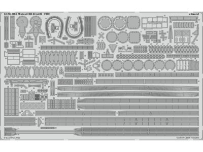 USS Missouri BB-63 part 3 1/350 HOBBY BOSS 