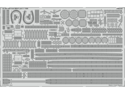 USS Iowa BB-61 part 3 1/350 HOBBY BOSS 