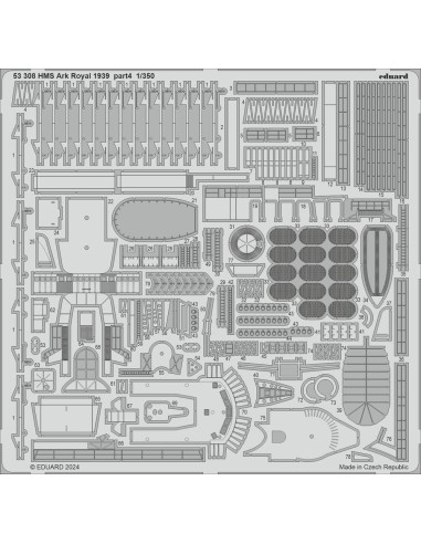 HMS Ark Royal 1939 part 4 1/350 I LOVE KIT 