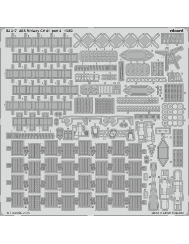 USS Midway CV-41 part 4 TRUMPETER 