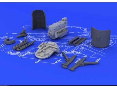 DB 601A/N for Bf 110 for Eduard 