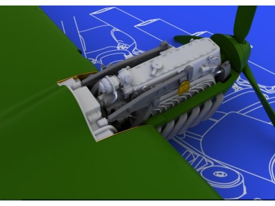 DB 601A/N for Bf 110 for Eduard 