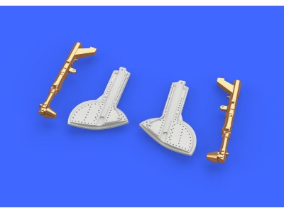 Spitfire Mk.IX legs BRONZE for Eduard 