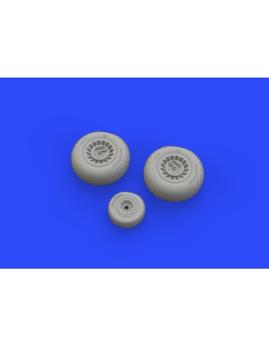 B-25 wheels for Hasegawa 