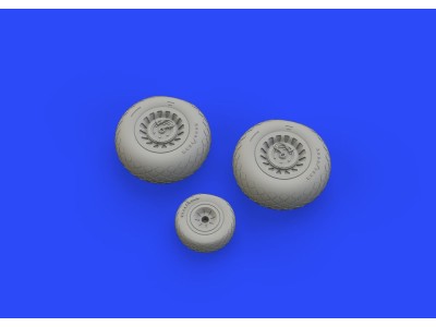 B-25 wheels for Hasegawa 