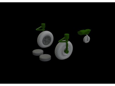 P-47D wheels for Tamiya 