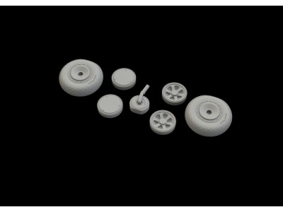 P-47D wheels for Tamiya 