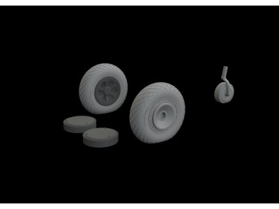 P-47D wheels for Tamiya 
