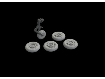 MiG-17 wheels for Airfix 