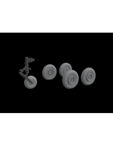 MiG-17 wheels for Airfix 