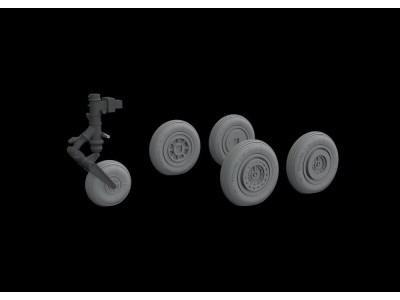 MiG-17 wheels for Airfix 