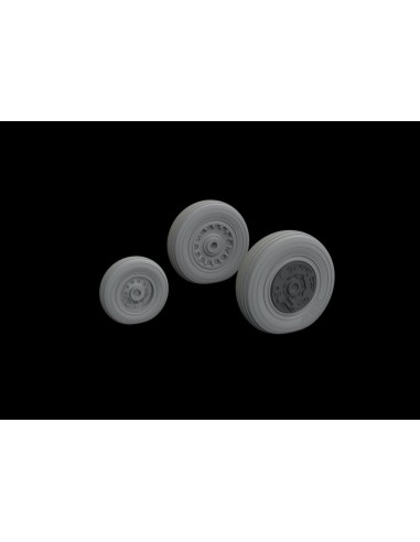 Buccaneer S.2C wheels for Airfix 