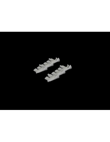 Spitfire Mk.Vc exhaust stacks for Airfix 