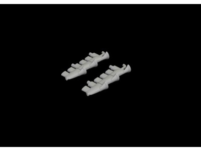 Spitfire Mk.Vc exhaust stacks for Airfix 