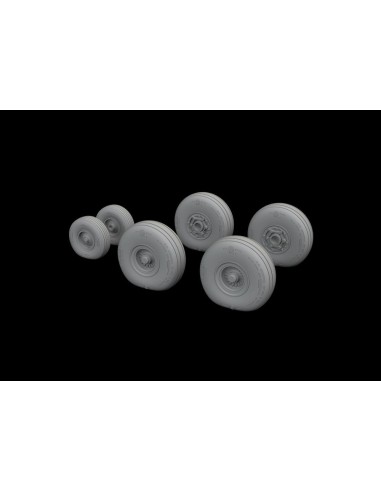 C-130 wheels 1/72 for ZVEZDA 