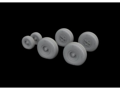 C-130 wheels 1/72 for ZVEZDA 