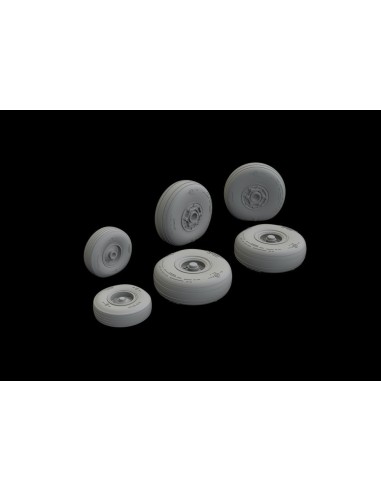 C-130 wheels 1/72 for ZVEZDA 
