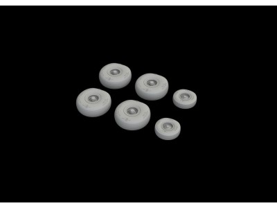 C-130 wheels 1/72 for ZVEZDA 