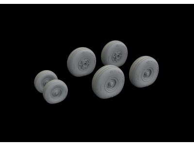 C-130 wheels 1/72 for ZVEZDA 