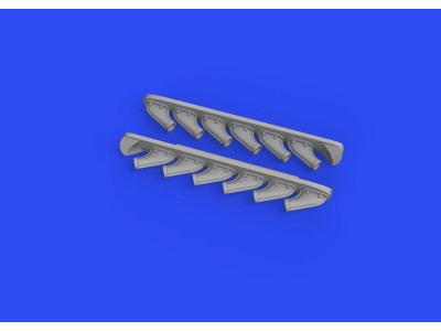 P-51B/C exhausts stacks PRINT for ARMA HOBBY 