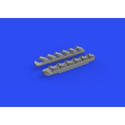P-51B/C exhausts stacks PRINT for ARMA HOBBY  2