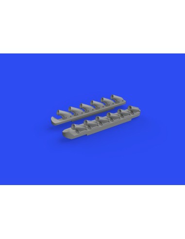 P-51B/C exhausts stacks PRINT for ARMA HOBBY 