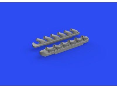 P-51B/C exhausts stacks PRINT for ARMA HOBBY 