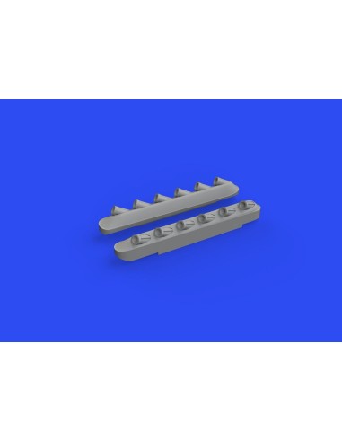 P-51B/C exhausts stacks w/fairing PRINT for ARMA HOBBY 