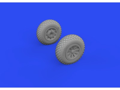 P-51B/C wheels diamond tread for ARMA HOBBY 