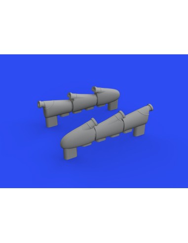 Hurricane Mk.I exhaust stacks for ARMA HOBBY 