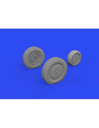 P-39Q wheels w/rims PRINT 1/72 for ARMA HOBBY 