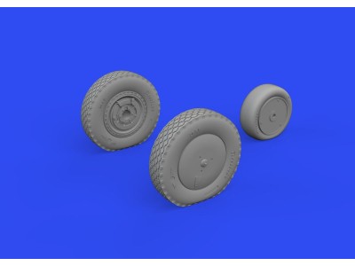 P-39Q wheels w/rims PRINT 1/72 for ARMA HOBBY 