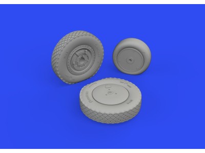 P-39Q wheels w/rims PRINT 1/72 for ARMA HOBBY 