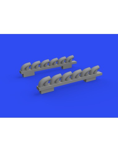 P-39Q exhaust stacks PRINT 1/72 for ARMA HOBBY 