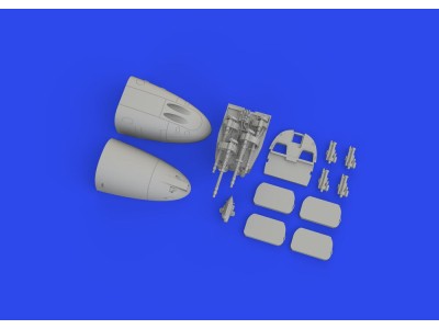 Bf 110E nose guns PRINT 1/72 EDUARD 