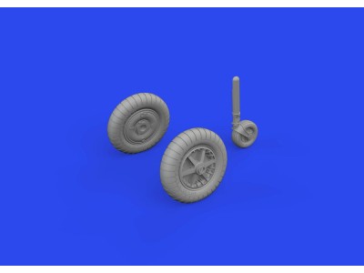 Bf 109F wheels PRINT 1/72 EDUARD 