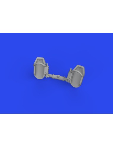 Bf 109E rudder pedals early PRINT 1/72 