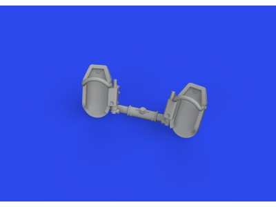 Bf 109E rudder pedals early PRINT 1/72 