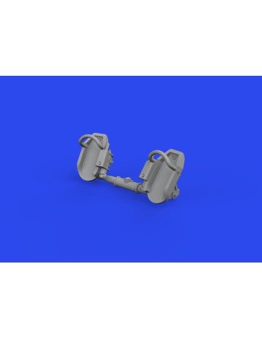 Bf 109E rudder pedals early PRINT 1/72 