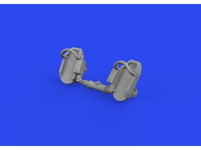Bf 109E rudder pedals early PRINT 1/72 