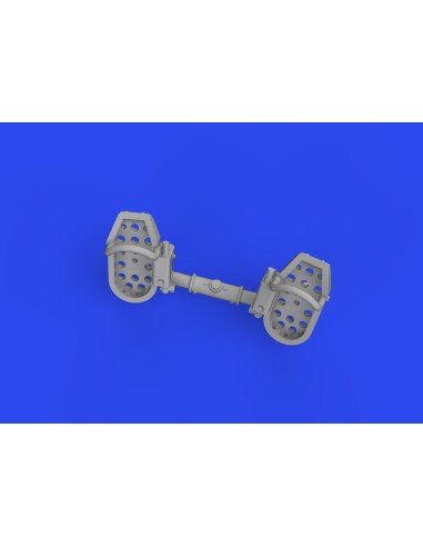 Bf 109E rudder pedals late PRINT 1/72 