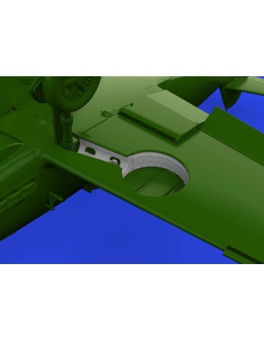 Bf 109F wheel bays rounded PRINT 1/72 EDUARD 