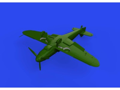 Bf 109F wheel bays rounded PRINT 1/72 EDUARD 