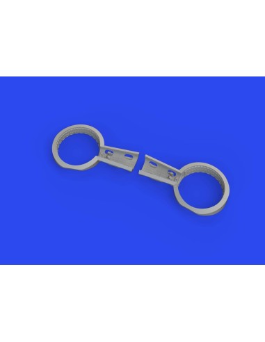 Bf 109F wheel bays rounded PRINT 1/72 EDUARD 