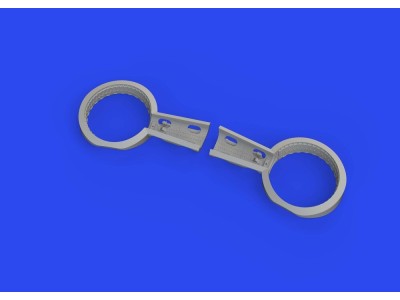 Bf 109F wheel bays rounded PRINT 1/72 EDUARD 