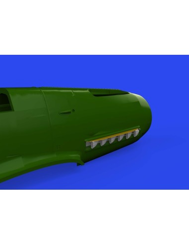 Bf 109F/G exhaust stacks PRINT 1/72 EDUARD 