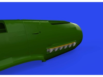 Bf 109F/G exhaust stacks PRINT 1/72 EDUARD 